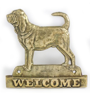 Bloodhound welcome plakietka Art-Dog